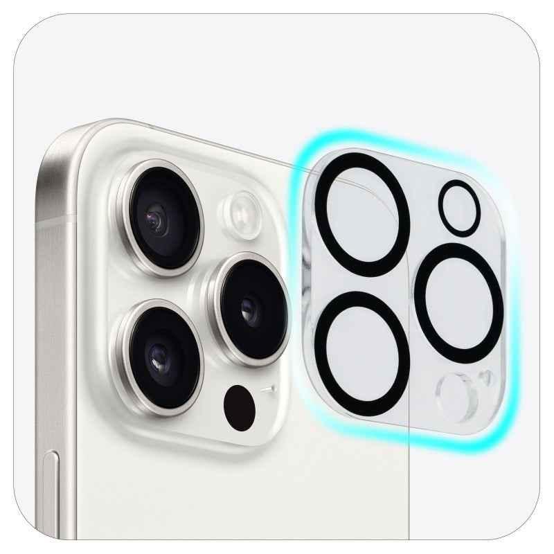 iPhone 15 Pro / iPhone 15 Pro Max Torrii Bodyglass Camera Lens Protector Anti-Bacterial Coating - Clear iPhone 15 Pro / iPhone 15 Pro Max Torrii Bodyglass Camera Lens Protector Anti-Bacterial Coating - Clear